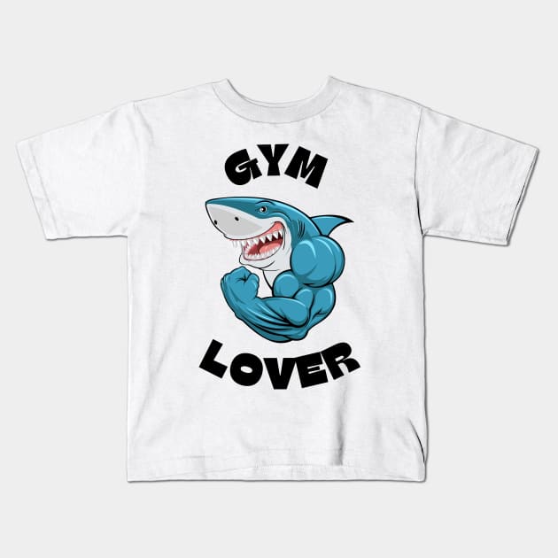 Gym Lover Kids T-Shirt by Simple Ever